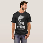 Ik hou evenveel van vissen als van bier t-shirt (Voorkant volledig)