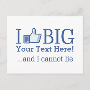 Ik hou gemakkelijk van grote persoonlijke Jouw tek Briefkaart