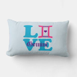 ♊★ 😍Ik hou Gemini-Best-Zodiac teken Fab Lumbar Kussen
