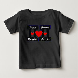 ♊★ 😍Ik hou Gemini-Best-Zodiac teken Raglan honkba