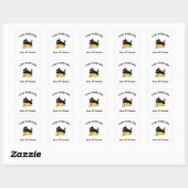 Ik hou gewoon echt van Cats & Cheese Black Writing Vierkante Sticker (Vel)