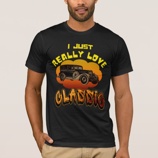 ik hou gewoon echt van klassiek T-Shirt (Voorkant)