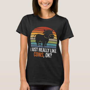 Ik Hou Gewoon Echt Van Koeien Ok Voor Koe Fans T-shirt