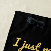 Ik hou gewoon echt van Ramen retro Anime Strandlaken (In situ)