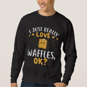 Ik hou gewoon echt van wafels OK  Wafels Outfit Wa Trui