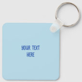 Ik hou gewoon van abrikozenyoghurt sleutelhanger (Achterkant)