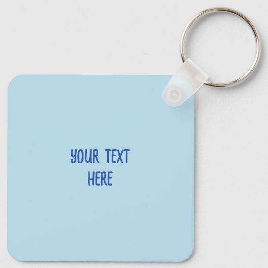 Ik hou gewoon van abrikozenyoghurt sleutelhanger (Achterkant)