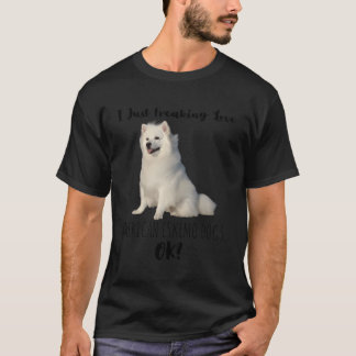 Ik hou gewoon van Amerikaanse Eskimo Dogs OK Schat T-shirt