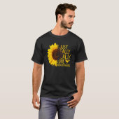 Ik hou gewoon van boedgerigars Mannen Bird Sunf T-shirt (Voorkant volledig)
