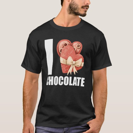 Ik hou gewoon van Chocolate Device Chocolate Fount T-shirt (Voorkant)