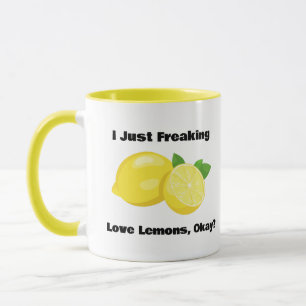 Ik hou gewoon van citroenen Koffie Mok