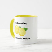 Ik hou gewoon van citroenen Koffie Mok (Voorkant links)