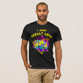 ik HOU GEWOON VAN DE JAREN 80 T-shirt (Voorkant volledig)