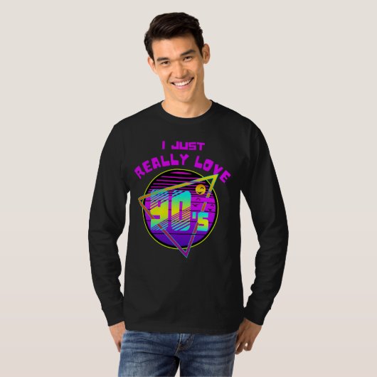IK HOU GEWOON VAN DE JAREN 90 T-SHIRT (Voorkant volledig)