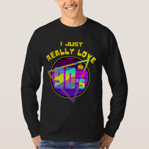 ik hou gewoon van de jaren 90 . t-shirt