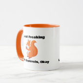 Ik hou gewoon van eekhoorns, oké koffie Mok (Voorkant links)