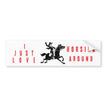 Ik hou gewoon van een beetje dollen Bumpersticker