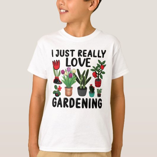 Ik hou gewoon van Gardening T-shirt (Voorkant)