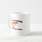 Ik hou gewoon van garnalen koffiemok (Voorkant links)