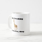 Ik hou gewoon van Giraffes, oké, koffie Mok (Voorkant links)