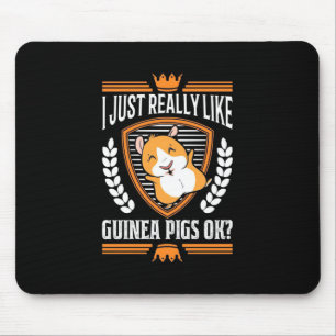 Ik hou gewoon van Guinee Pig Muismat