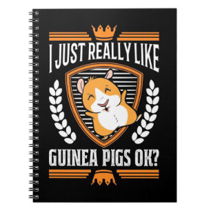 Ik hou gewoon van Guinee Pig Notitieboek