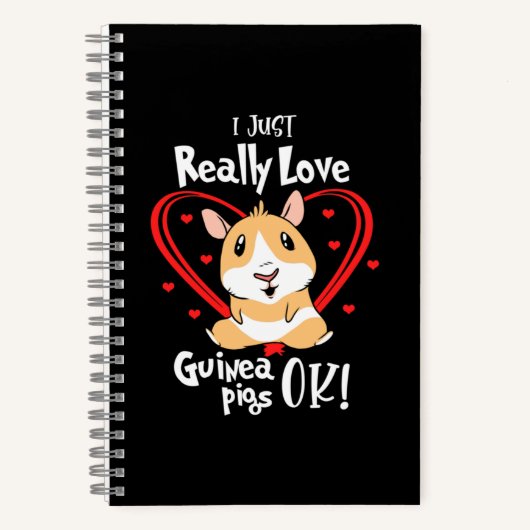 Ik hou gewoon van Guinee-varkens Notitieboek (Voorkant)