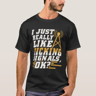 Ik hou gewoon van het schoppen van signalen van Am T-shirt