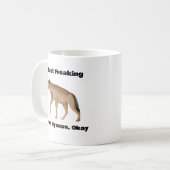 Ik hou gewoon van hyena's, oké koffie Mok (Voorkant links)