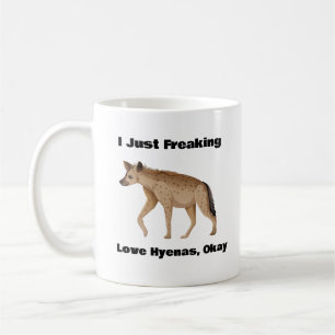 Ik hou gewoon van hyena's, oké koffie Mok