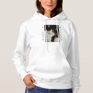 Ik hou gewoon van Kittys Hoodie