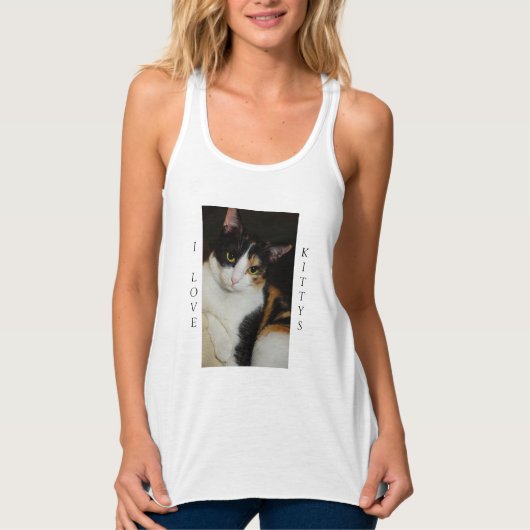 Ik hou gewoon van Kittys Tanktop (Voorkant)