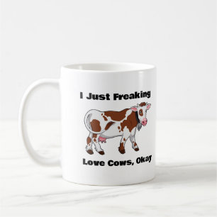 Ik hou gewoon van Koeien, oké Koe koffie Mok