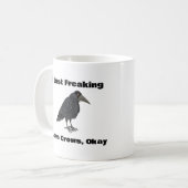 Ik hou gewoon van kraaien, oké koffie Mok (Voorkant links)