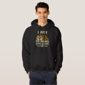 Ik hou gewoon van luiaards OK hou van luiaards Hoodie (Voorkant volledig)