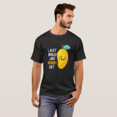 Ik hou gewoon van mango ok fruit zomer mango t-shirt (Voorkant volledig)