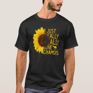 Ik hou gewoon van Mannen van de Chamois Women Anim T-shirt