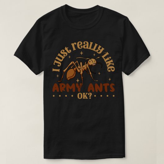 Ik hou gewoon van mieren t-shirt (Design voorkant)