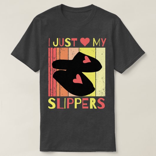 Ik hou gewoon van mijn slippers t-shirt (Design voorkant)