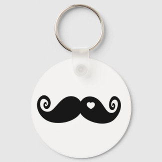 Ik hou gewoon van Mustache Sleutelhanger