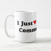 Ik hou gewoon van non-verbale communicatie! koffiemok (Links)