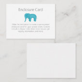 Ik hou gewoon van olifanten informatiekaartje (Voorkant / Achterkant)