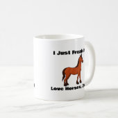Ik hou gewoon van paarden, oké koffie Mok (Voorkant rechts)