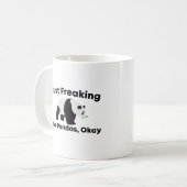 Ik hou gewoon van panda's koffiemok (Voorkant links)