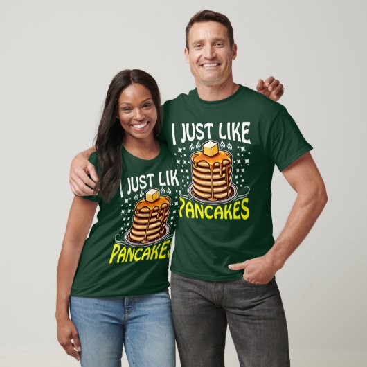 Ik hou gewoon van pannenkoeken t-shirt (Unisex)