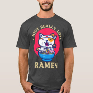 Ik hou gewoon van Ramen Funny Japan  Ramen T-shirt