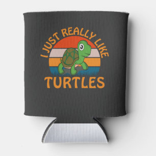 Ik hou gewoon van schildpadden blikjeskoeler