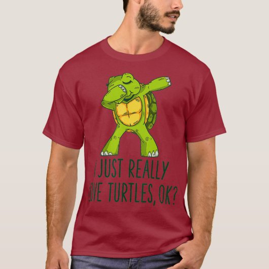 Ik hou gewoon van schildpadschildpadschildpad t-shirt (Voorkant)