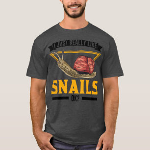 Ik hou gewoon van slakken OK1 T-shirt