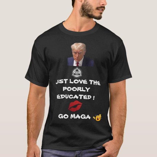 IK HOU GEWOON VAN SLECHT OPGELEIDEN T-Shirt (Voorkant)